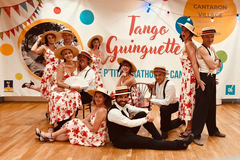 Organisateurs du festival de tango guinguette de Cantaron 2025